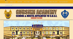 Desktop Screenshot of gursikhacademy.com